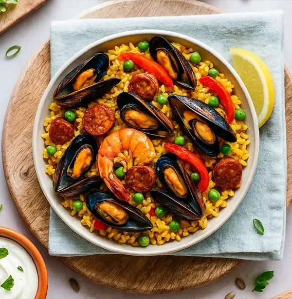 Menu paella